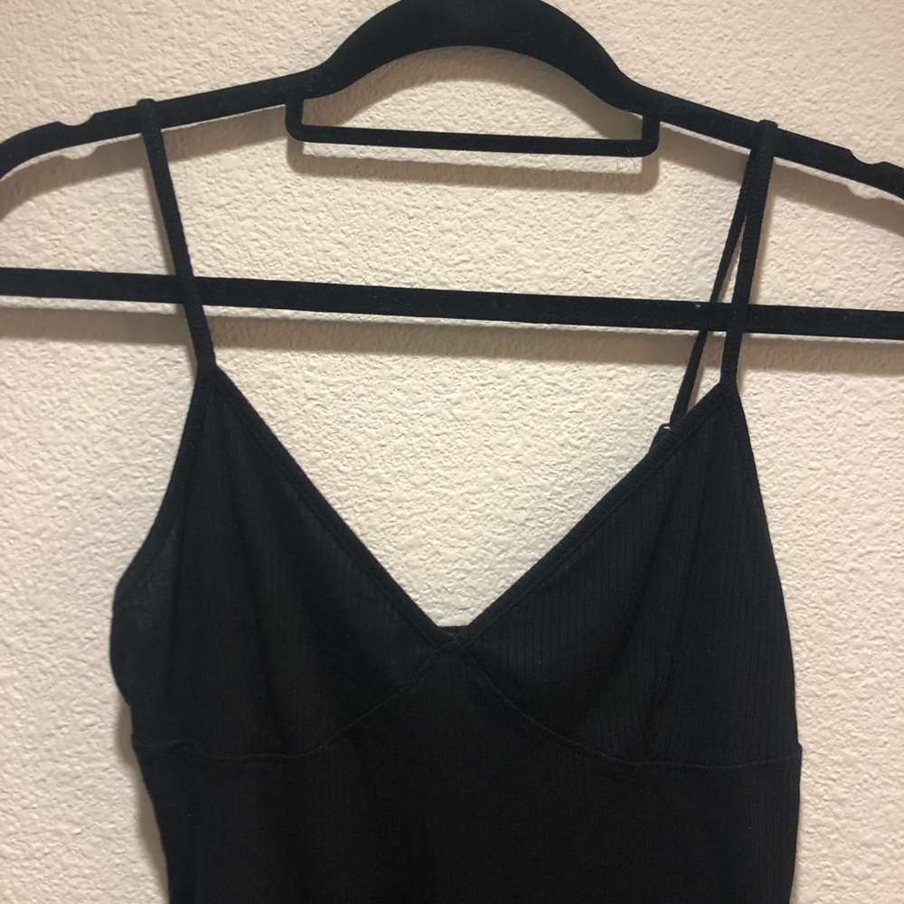 Black Tank Bodysuit